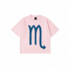 Scorpio zodiac t-shirt minimalist graphic tee with blue Scorpio symbol